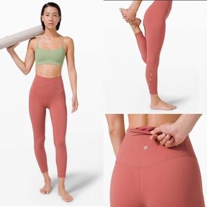 lululemon athletica Rust Leggings